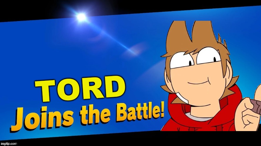 He got a giant robot | TORD | image tagged in blank joins the battle,eddsworld,super smash bros,memes | made w/ Imgflip meme maker