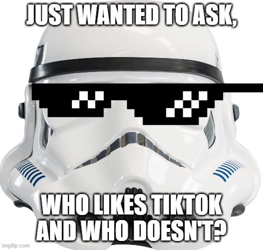 Who Does And Who Doesn't | JUST WANTED TO ASK, WHO LIKES TIKTOK AND WHO DOESN'T? | made w/ Imgflip meme maker