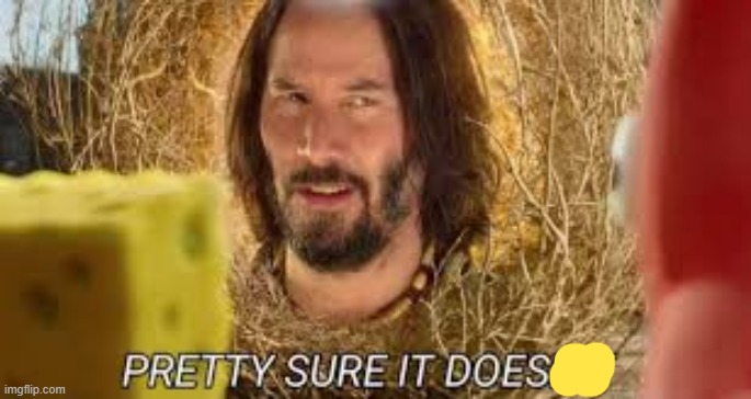 Pretty sure it doesn't | image tagged in pretty sure it doesn't | made w/ Imgflip meme maker