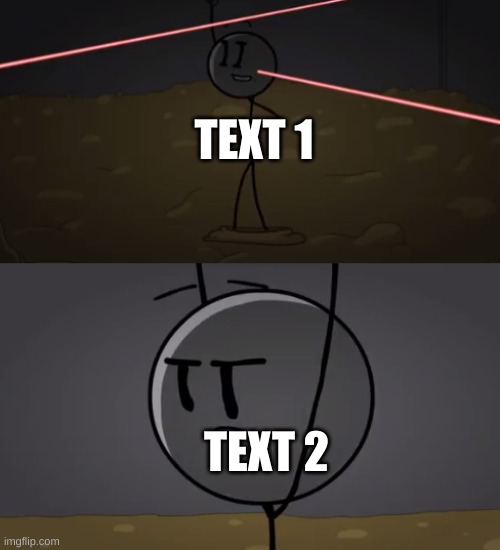 TEXT 1; TEXT 2 | image tagged in henry stickmin dissapointed | made w/ Imgflip meme maker