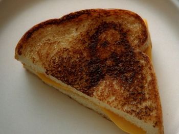 Jesus grilled cheese sandwich Blank Meme Template