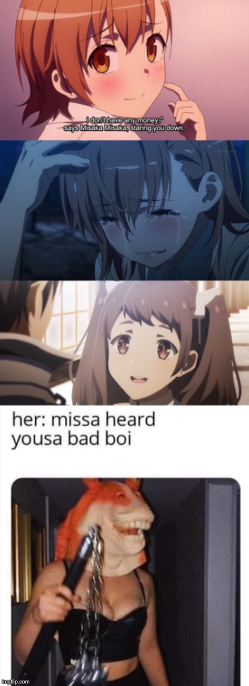 “Misa” girls are the best waifu | image tagged in a certain magical index,anime,jar jar binks | made w/ Imgflip meme maker