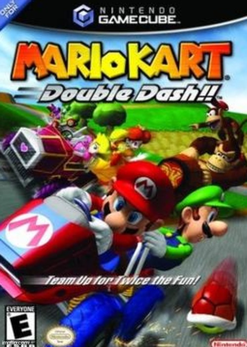 Got to play this classic last night. Things used to be so simple! | image tagged in mario kart,memes,nintendo,gamecube,mario kart double dash,classic | made w/ Imgflip meme maker
