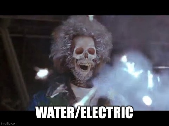 Home alone electric | WATER/ELECTRIC | image tagged in home alone electric | made w/ Imgflip meme maker