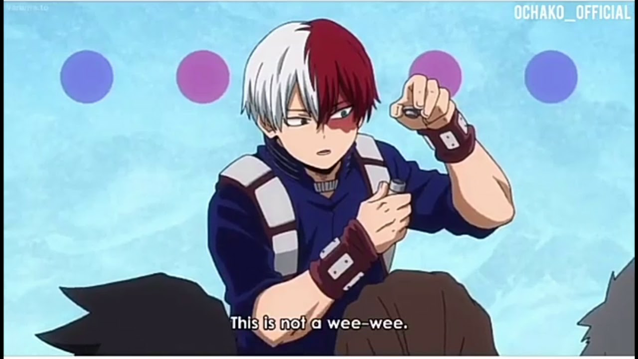Todoroki Wee-wee Blank Meme Template