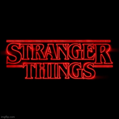 Stranger Things Logo | image tagged in stranger things logo | made w/ Imgflip meme maker