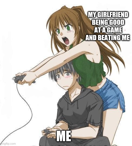 gamer girl meme cartoon