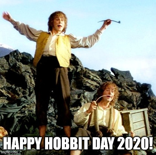 September 22, Third Age 3001 | HAPPY HOBBIT DAY 2020! | image tagged in hobbitssmoking,the hobbit,hobbits | made w/ Imgflip meme maker