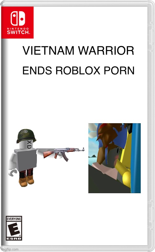ok I would have expected normal roblox porn, BUT NOT AA MILLERS PORN, LIKE WTF | ENDS ROBLOX PORN; VIETNAM WARRIOR | image tagged in nintendo switch | made w/ Imgflip meme maker