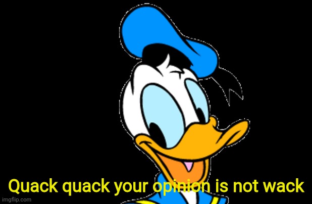 Quack quack your opinion is not wack | made w/ Imgflip meme maker