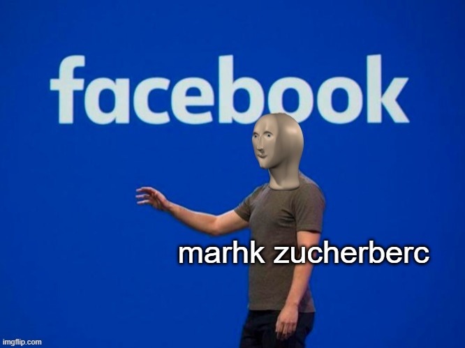 Stonks's Zuckerberg Blank Meme Template