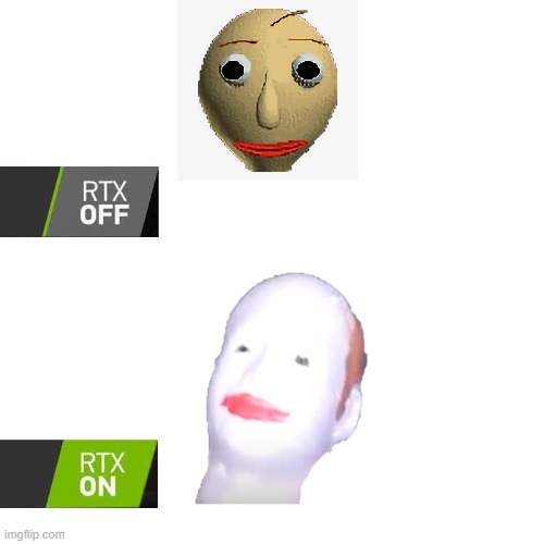 is it just me who sees this? | image tagged in rtx | made w/ Imgflip meme maker