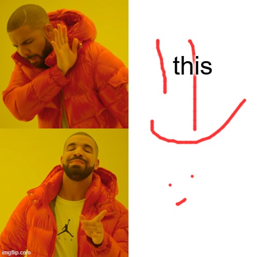 I know this is fricking lazy but bear with me | this | image tagged in memes,drake hotline bling | made w/ Imgflip meme maker