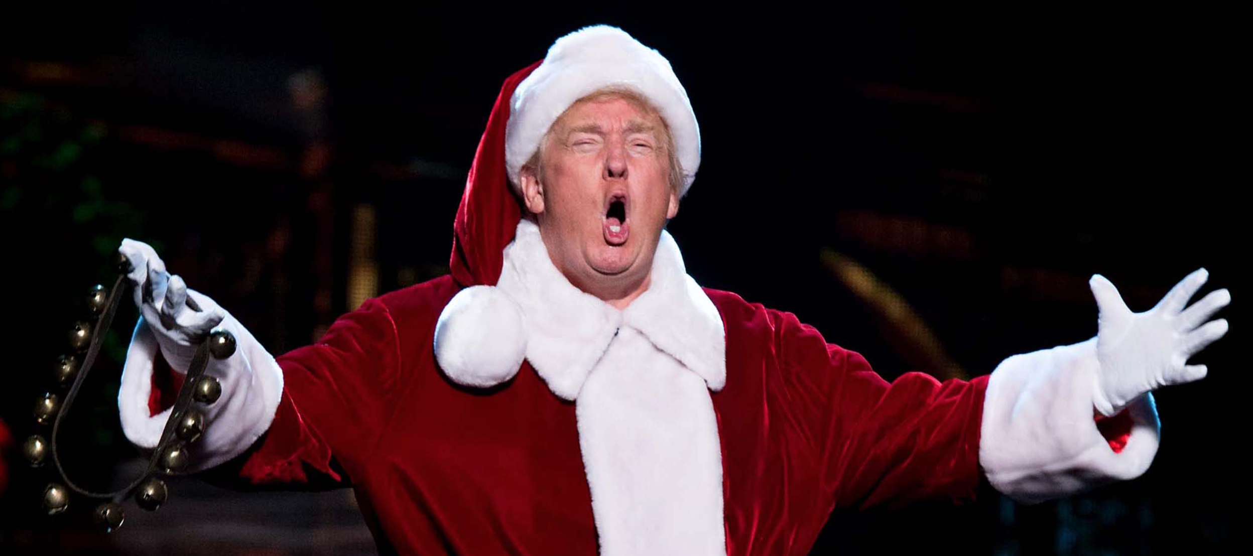 High Quality what happens when u add worlds biggest idiot+president+christmas Blank Meme Template