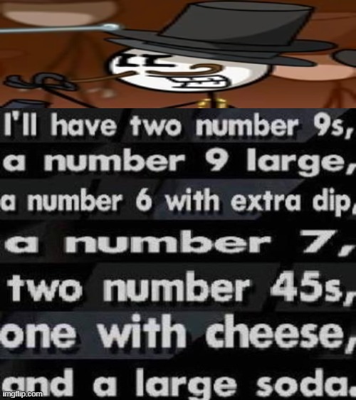 a number 9 large | image tagged in blank white template,memes,funny,henry stickmin,gta san andreas,big smoke | made w/ Imgflip meme maker