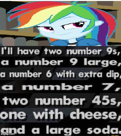 a number 6 with extra dip | image tagged in blank white template,memes,funny,equestria girls,gta san andreas,my little pony | made w/ Imgflip meme maker