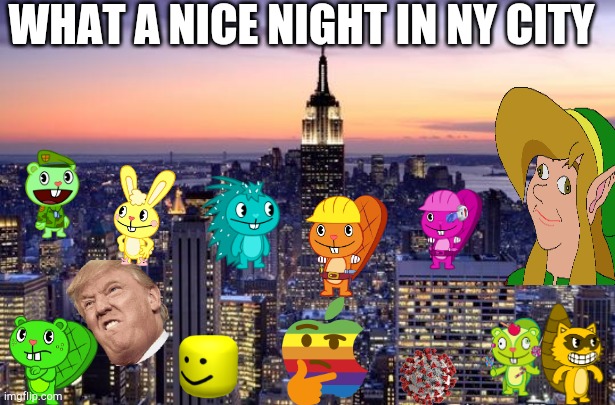 NEW YORK CITY | WHAT A NICE NIGHT IN NY CITY | image tagged in new york city | made w/ Imgflip meme maker
