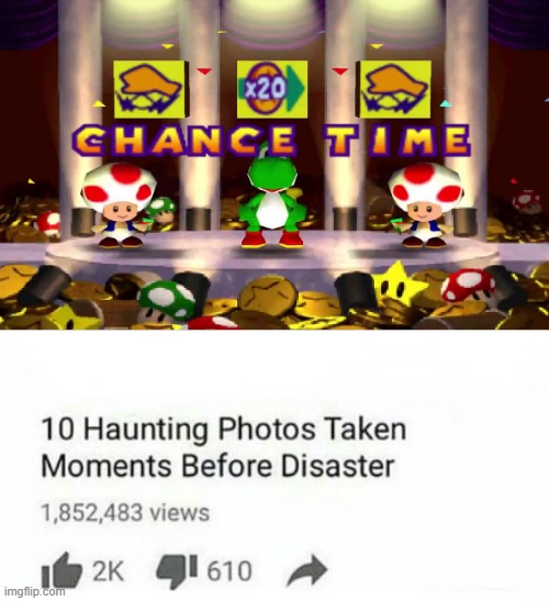 THSC made me realize this existed, so I decided to make this. | image tagged in chance time,mario party | made w/ Imgflip meme maker