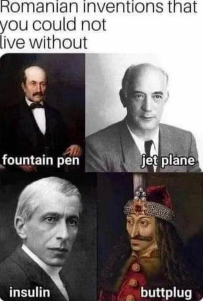 Romanian inventions Blank Meme Template