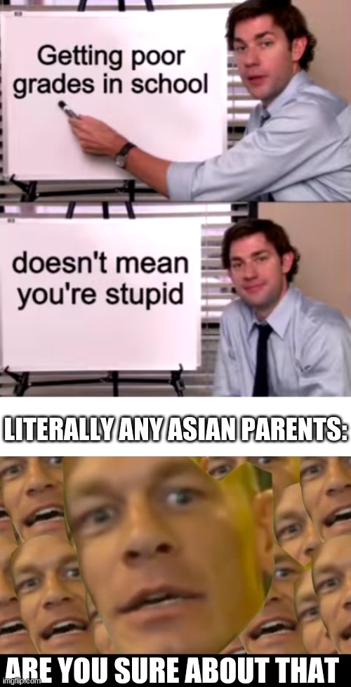 As an asian I can confirm this is true | LITERALLY ANY ASIAN PARENTS:; ARE YOU SURE ABOUT THAT | image tagged in are you sure about that | made w/ Imgflip meme maker