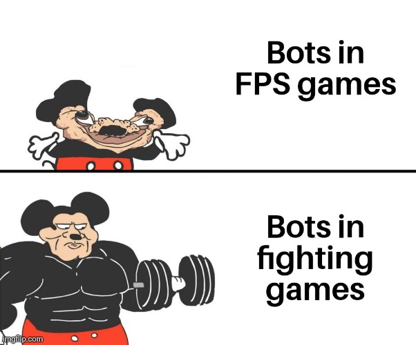 why is bots so strong in fighting games | image tagged in gotanypain | made w/ Imgflip meme maker