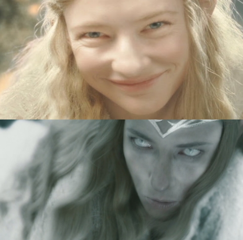 High Quality Galadriel Two Sides Blank Meme Template