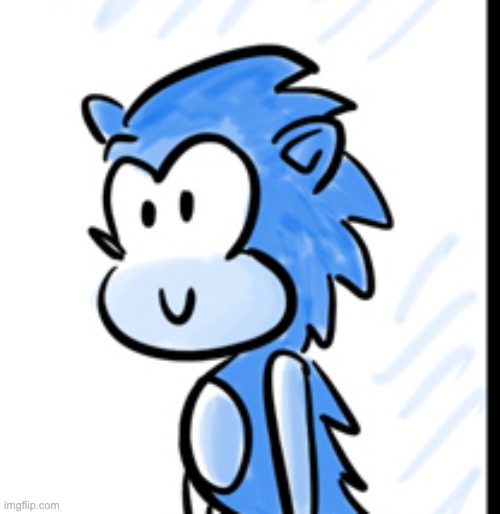 Happy Sonic | image tagged in happy sonic | made w/ Imgflip meme maker