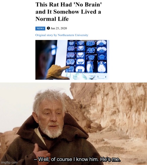 oof | image tagged in obi wan of course i know him he s me | made w/ Imgflip meme maker
