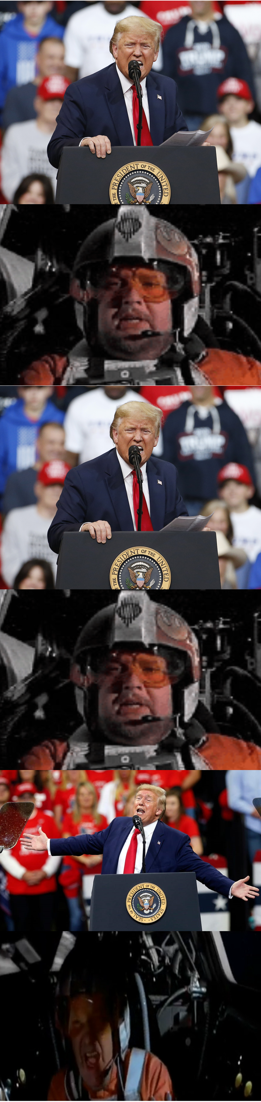 Stay on Target Trump Blank Meme Template