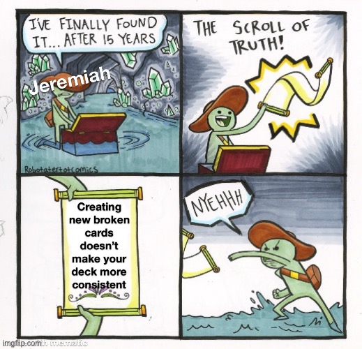 Scroll of truth | image tagged in yugioh card draw | made w/ Imgflip meme maker