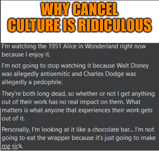 Why cancel culture is ridiculous |  WHY CANCEL CULTURE IS RIDICULOUS | image tagged in cancelled,cancel culture,pedophile,antisemitism,pedophiles,first world problems | made w/ Imgflip meme maker