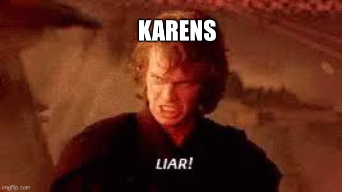 Anakin Liar | KARENS | image tagged in anakin liar | made w/ Imgflip meme maker