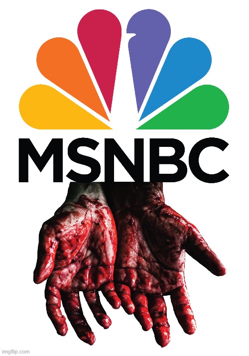 MSNBC anchors have blood on their hands for their lies about Breonna Taylor. | image tagged in msnbc,breonna taylor,memes | made w/ Imgflip meme maker