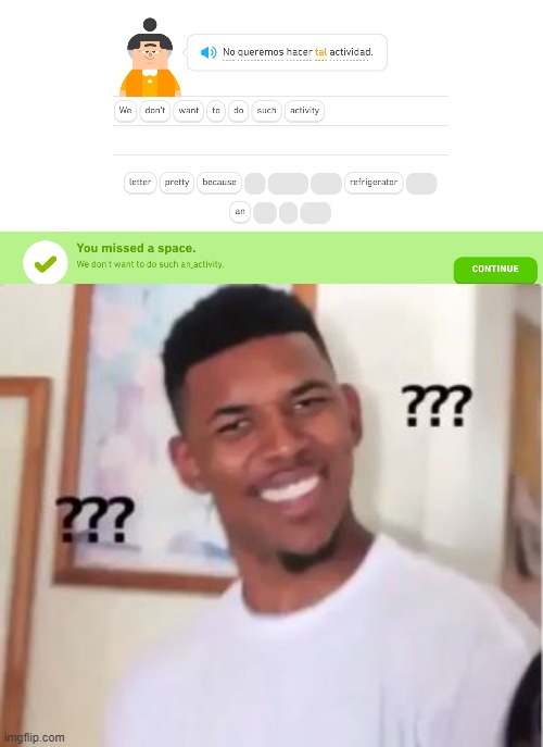 huh? | image tagged in nick young | made w/ Imgflip meme maker