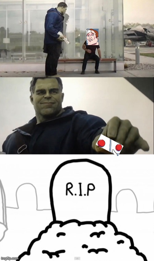 RIP TWO BUTTONS | image tagged in hulk taco,asdfmovie,two buttons | made w/ Imgflip meme maker