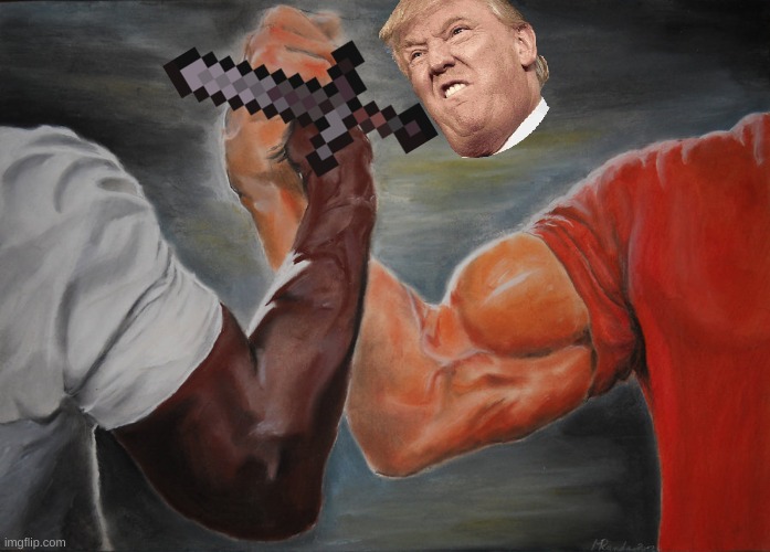 Trump 2021 | image tagged in memes,epic handshake | made w/ Imgflip meme maker