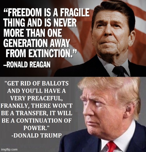 Challenge Accepted | image tagged in trump,reagan,election 2020 | made w/ Imgflip meme maker