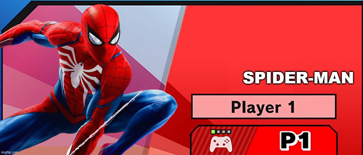aw yeah spider-man for smash | SPIDER-MAN | image tagged in character select smash,super smash bros,spider-man,marvel,marvel comics | made w/ Imgflip meme maker