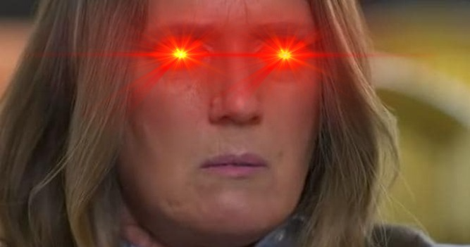High Quality Mary Trump Triggered Blank Meme Template