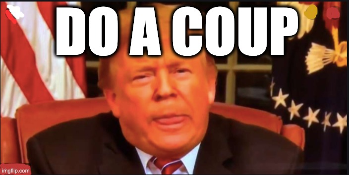 DO A COUP | image tagged in memes,trump,gop,republicans,coup,election fraud | made w/ Imgflip meme maker