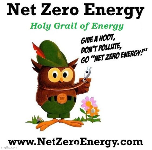 Net Zero Energy - the 'Holy Grail of Energy' Blank Meme Template