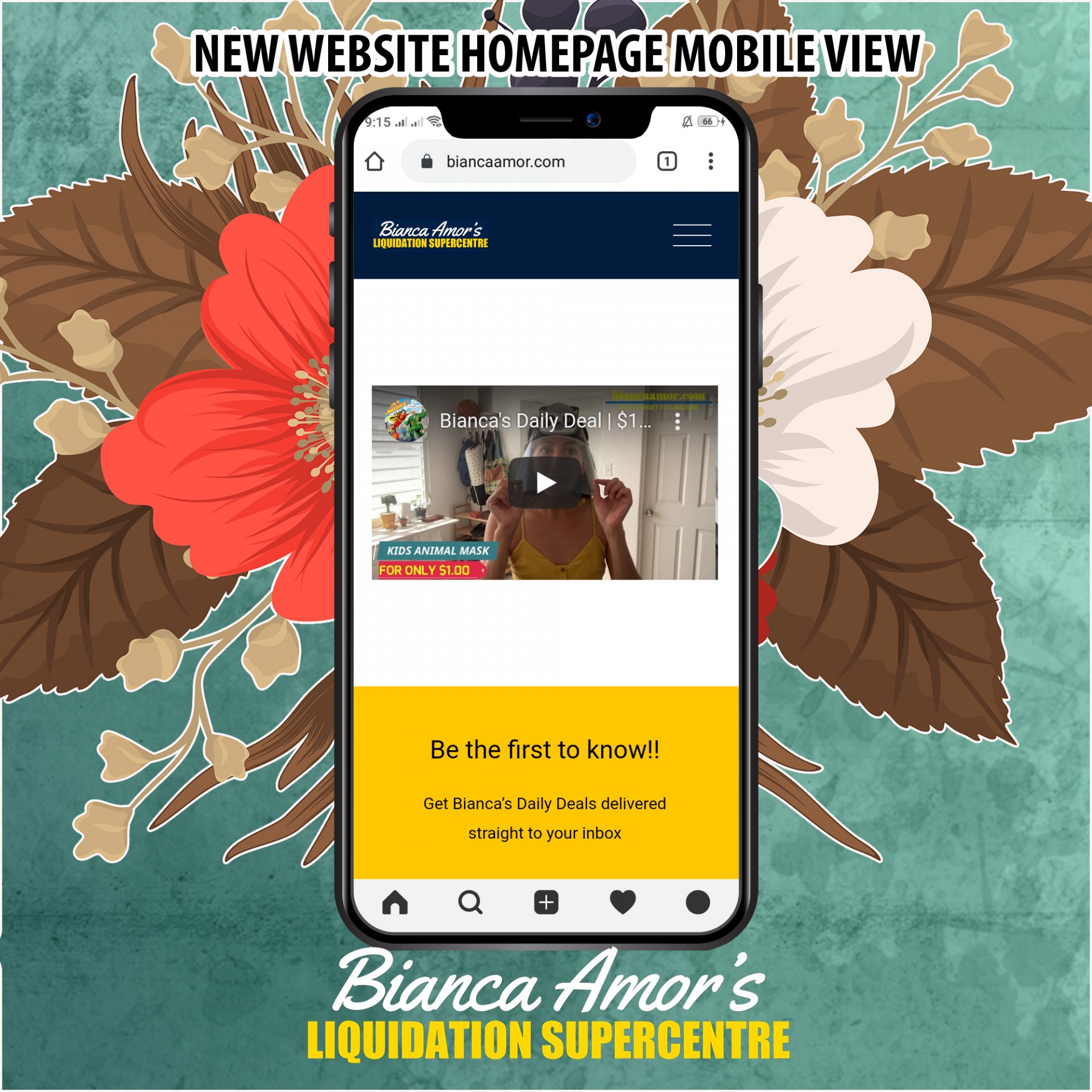 Bianca Amor's Website Blank Meme Template
