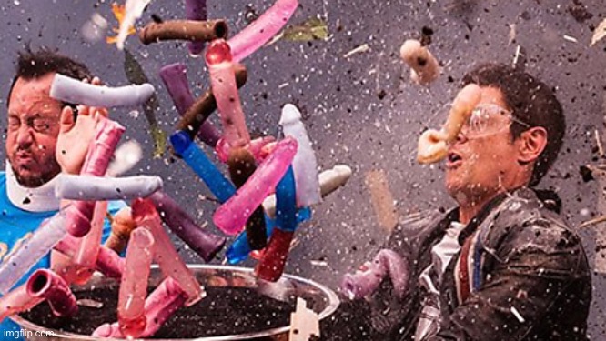 Dildo explosion | image tagged in dildo explosion | made w/ Imgflip meme maker