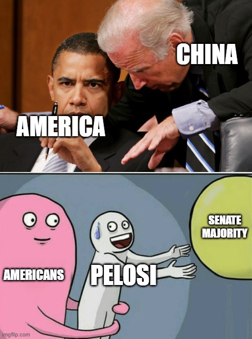 The Hidden Love Triangle of Treason | CHINA; AMERICA; SENATE MAJORITY; AMERICANS; PELOSI | image tagged in politics,political meme,politics lol,political humor | made w/ Imgflip meme maker
