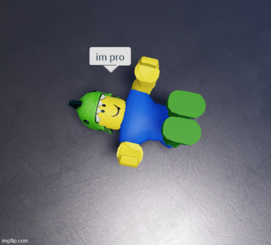 im pro | image tagged in roblox,roblox noob | made w/ Imgflip meme maker