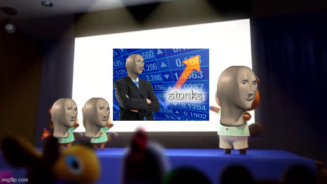Crossover | image tagged in tom nook presentation | made w/ Imgflip meme maker