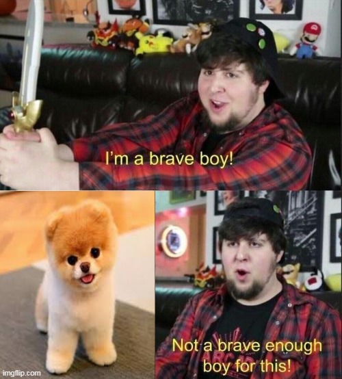 ( ͡° ͜ʖ ͡°) | image tagged in jontron not brave enough for this,jontron | made w/ Imgflip meme maker