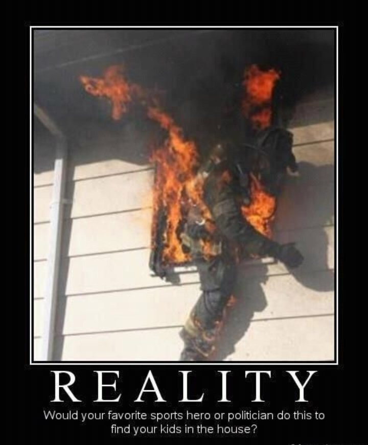 Firefighter reality Blank Meme Template