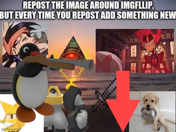 Repost, but add new stuff. | image tagged in repost,add new | made w/ Imgflip meme maker