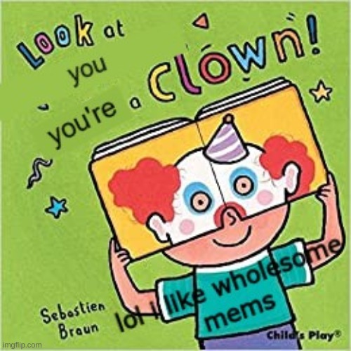 You're a clown! Boogy woogy woogy! | image tagged in clown,wholesome | made w/ Imgflip meme maker